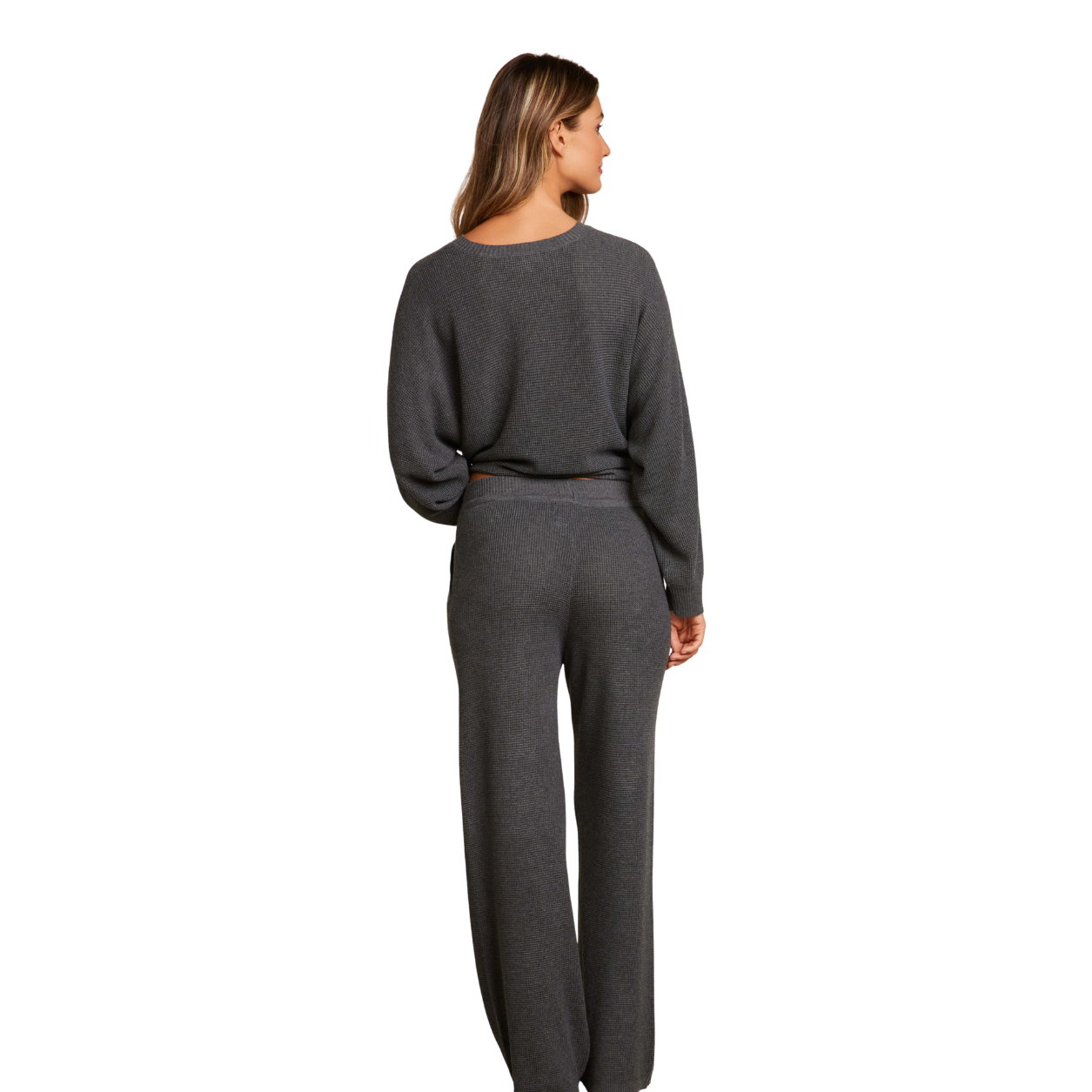 Barefoot Dreams Luxeblend Waffle Knit Ankle Pant