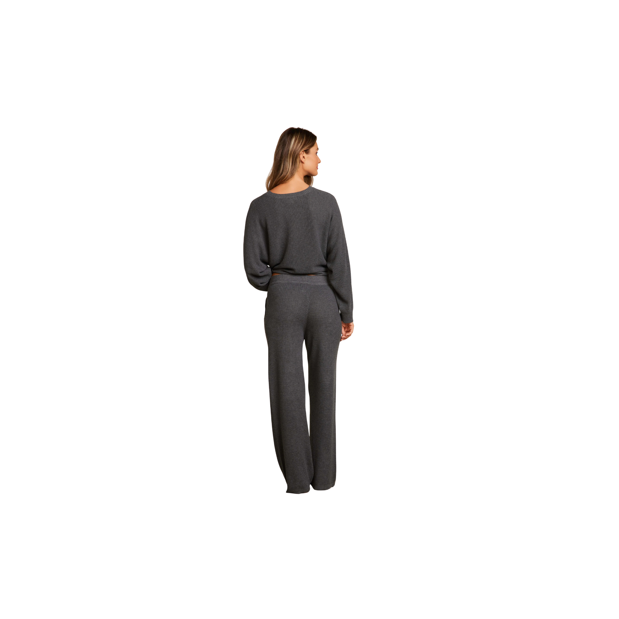Barefoot Dreams Luxeblend Waffle Knit Ankle Pant