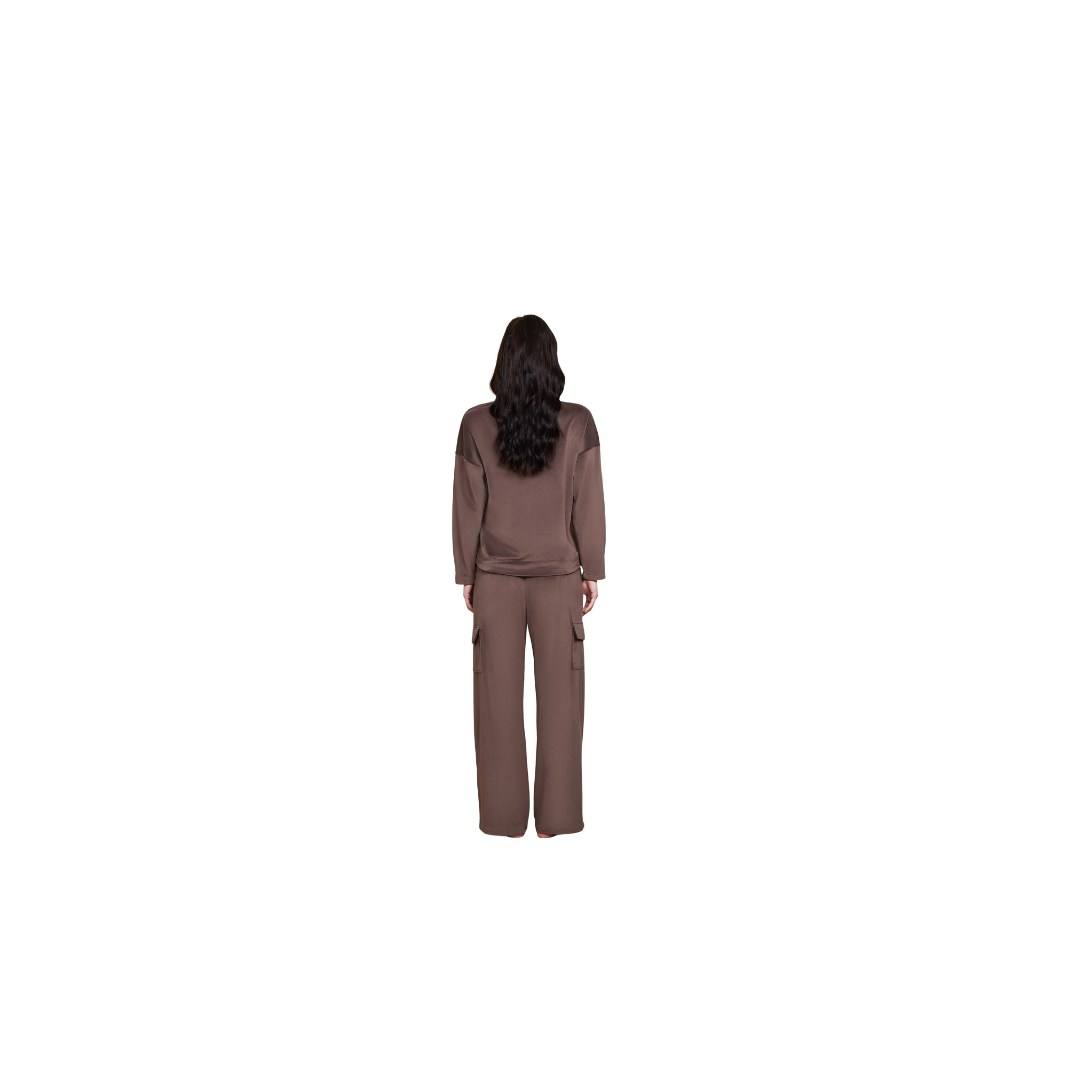 Barefoot Dreams LuxeChic Tucked Sweatshirt -Jave