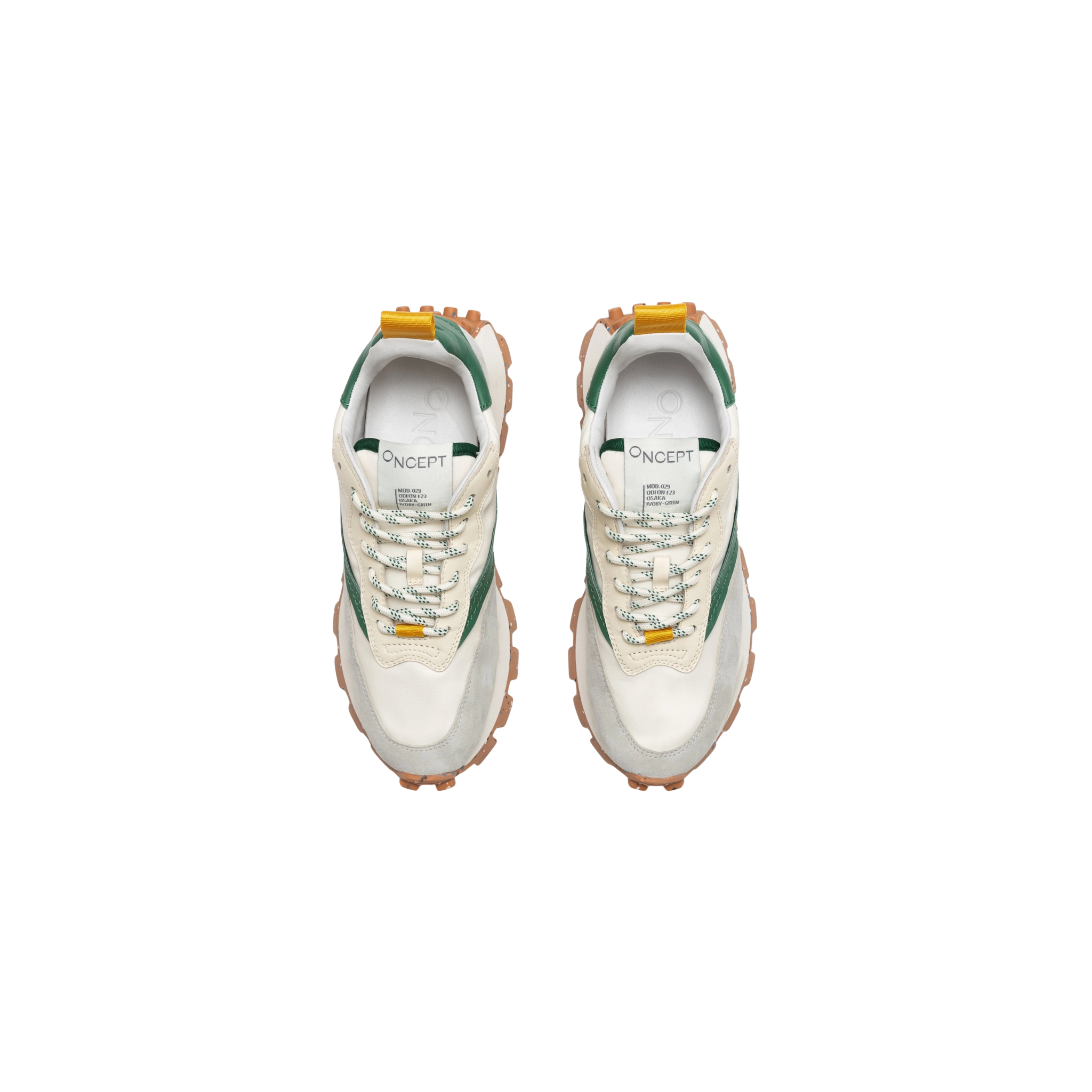Osaka Sneakers -Ivory/Green