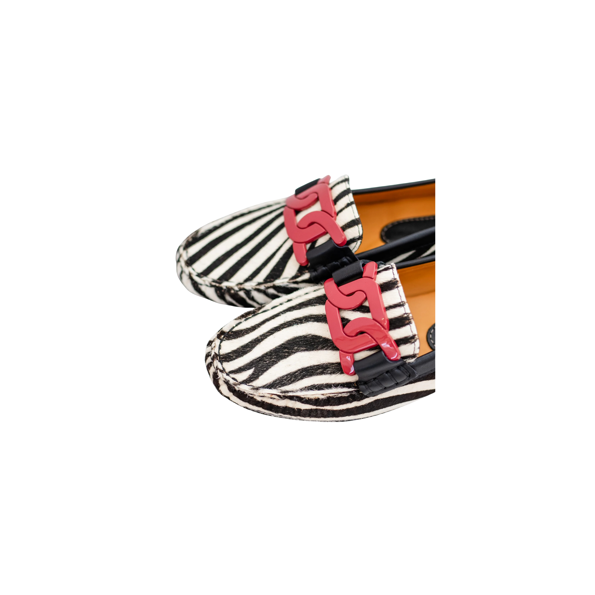 Aiker Loafer -Black/White Zebra Hair