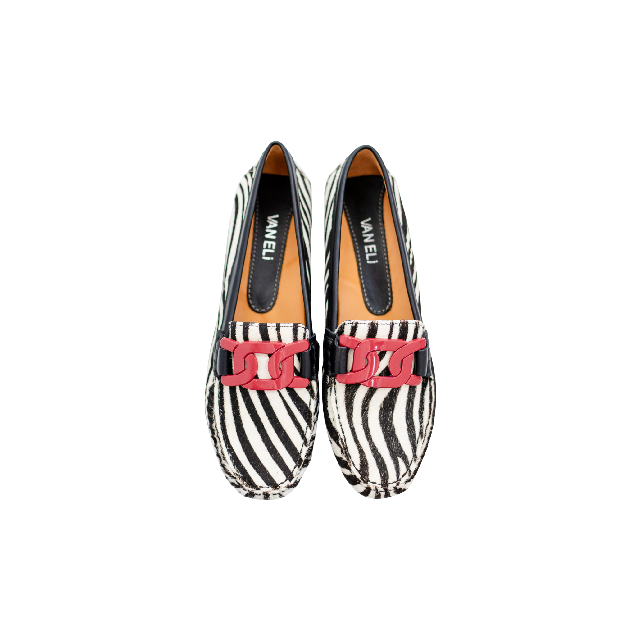 Vaneli Aiker Loafer -Black/White Zebra Hair