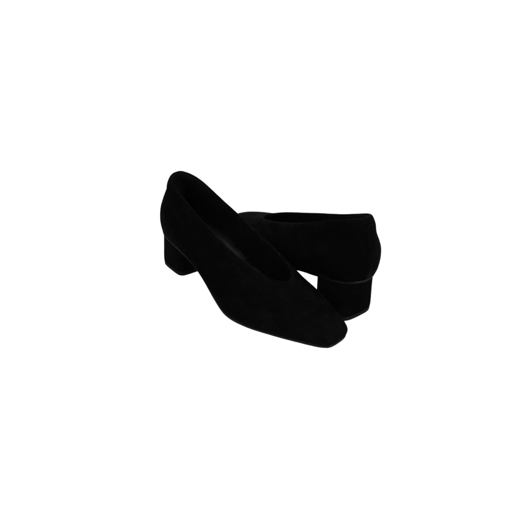Solara Suede Pump - Black