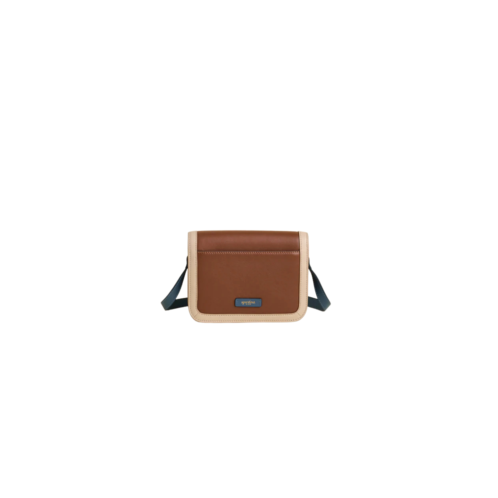 Siren Eloise Crossbody Colorblock Brown/Indigo
