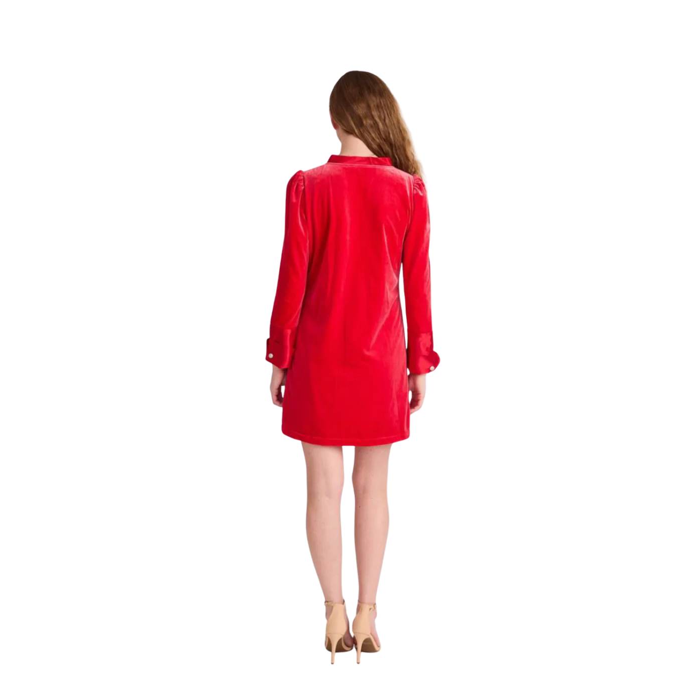 S'Edge Apparel Alden Dress - Lipstick