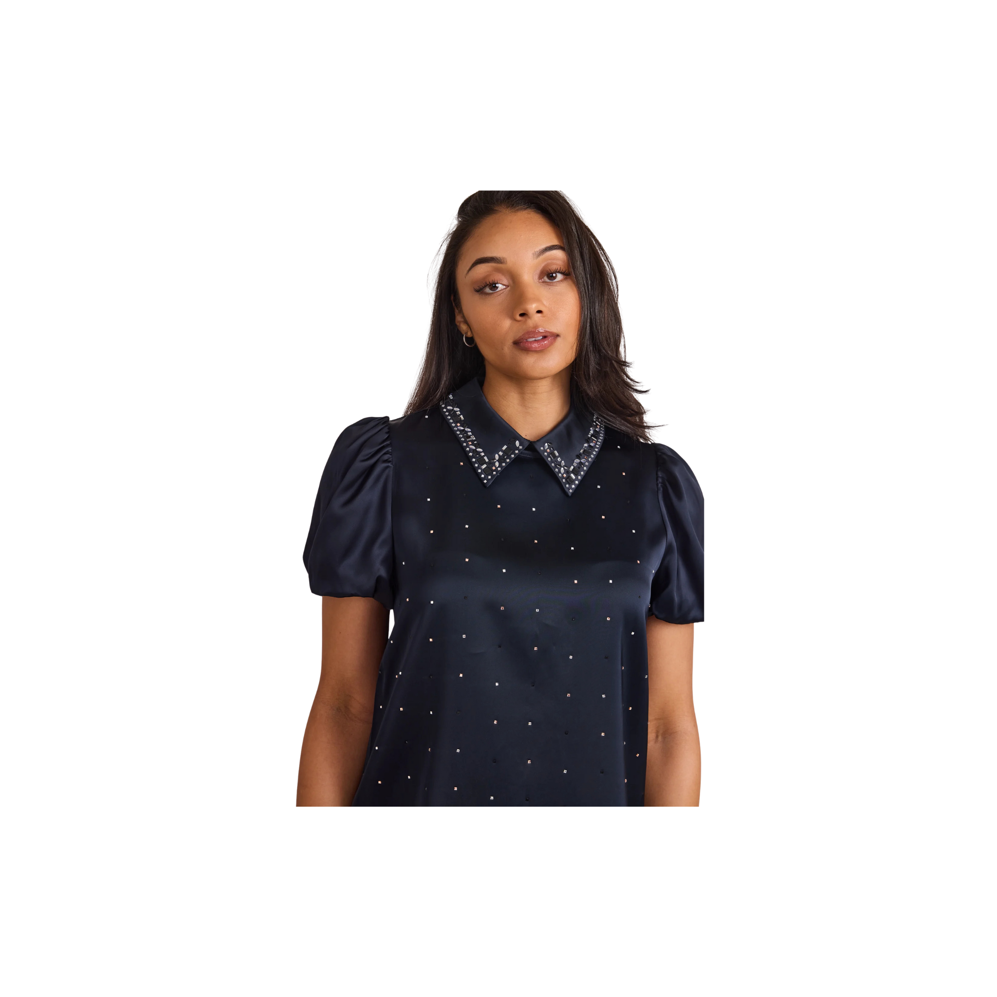 S'Edge Apparel Autumn Dress -Onyx