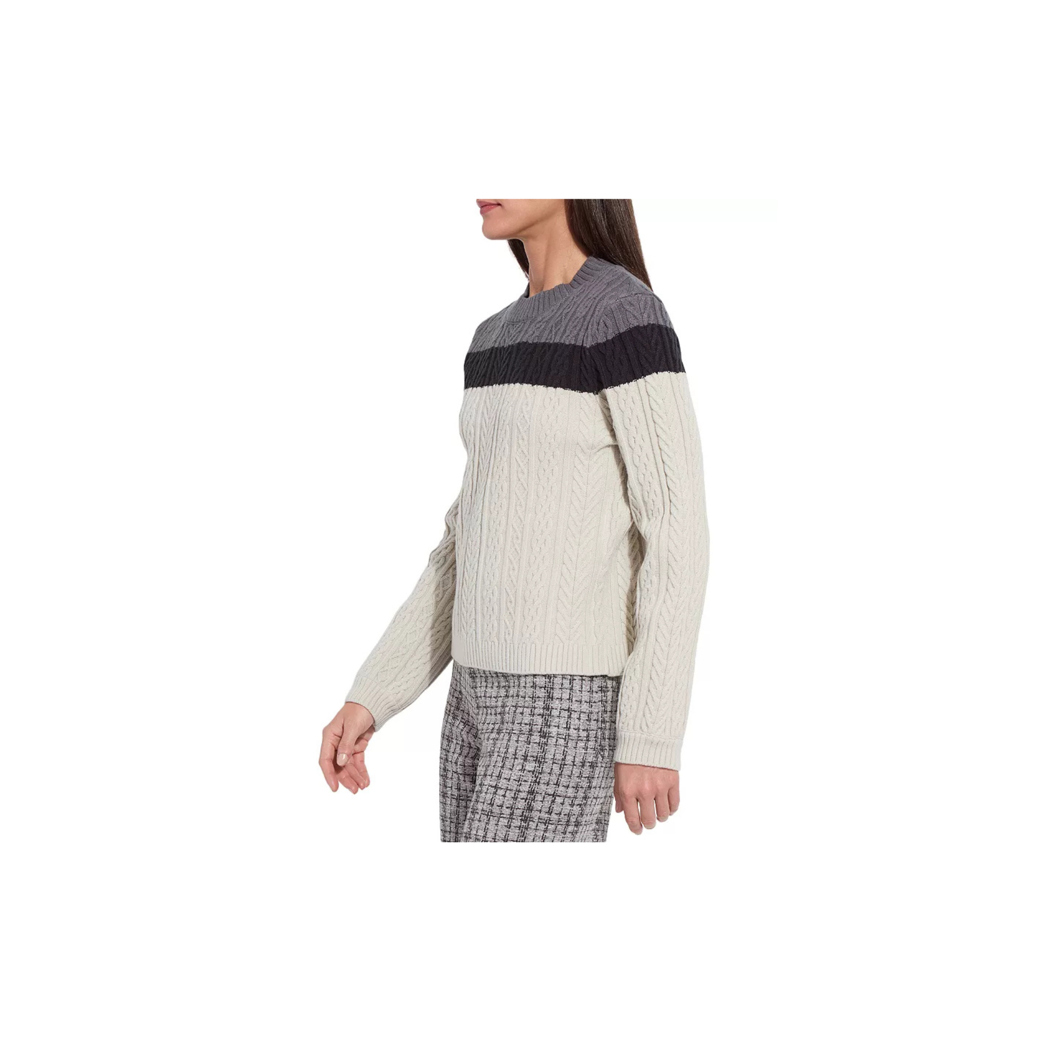 Gabriel Cozy Cable Sweater -Apres Ski Texture