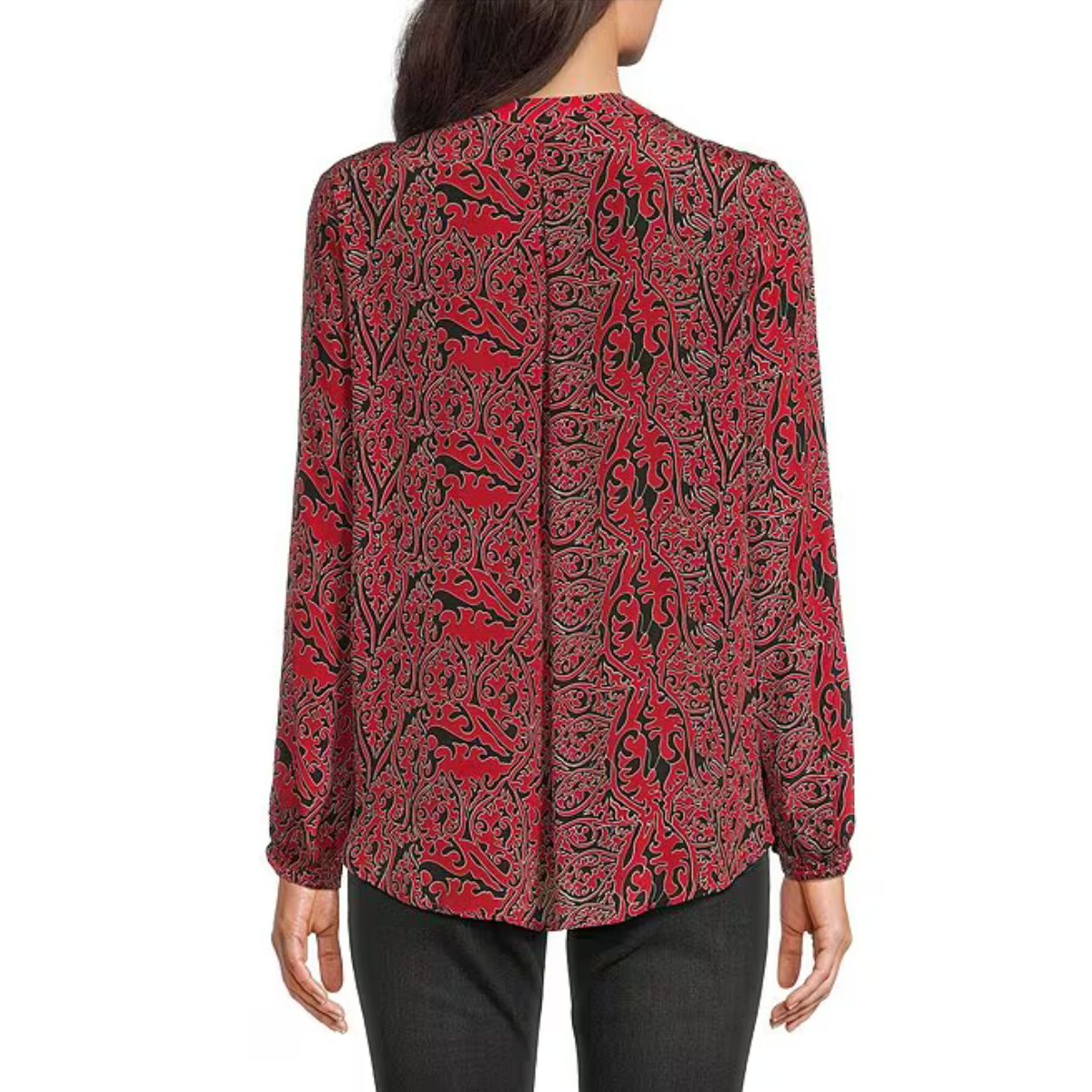 APNY Crossover Top w/ Tassel -Red