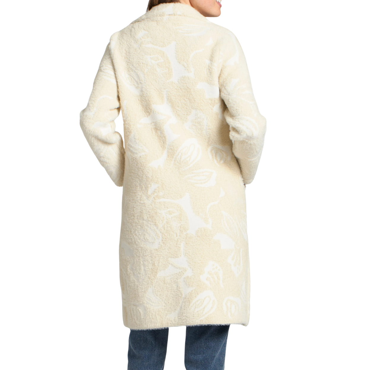 APNY Neutral Cozy Long Cardigan Coat -Natural