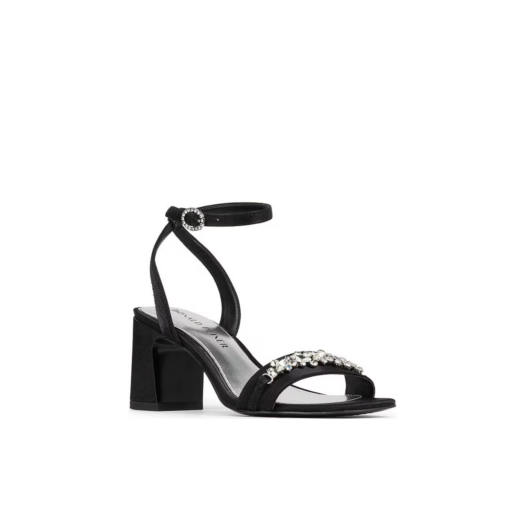 Doyenne Ankle Strap Sandal -Black