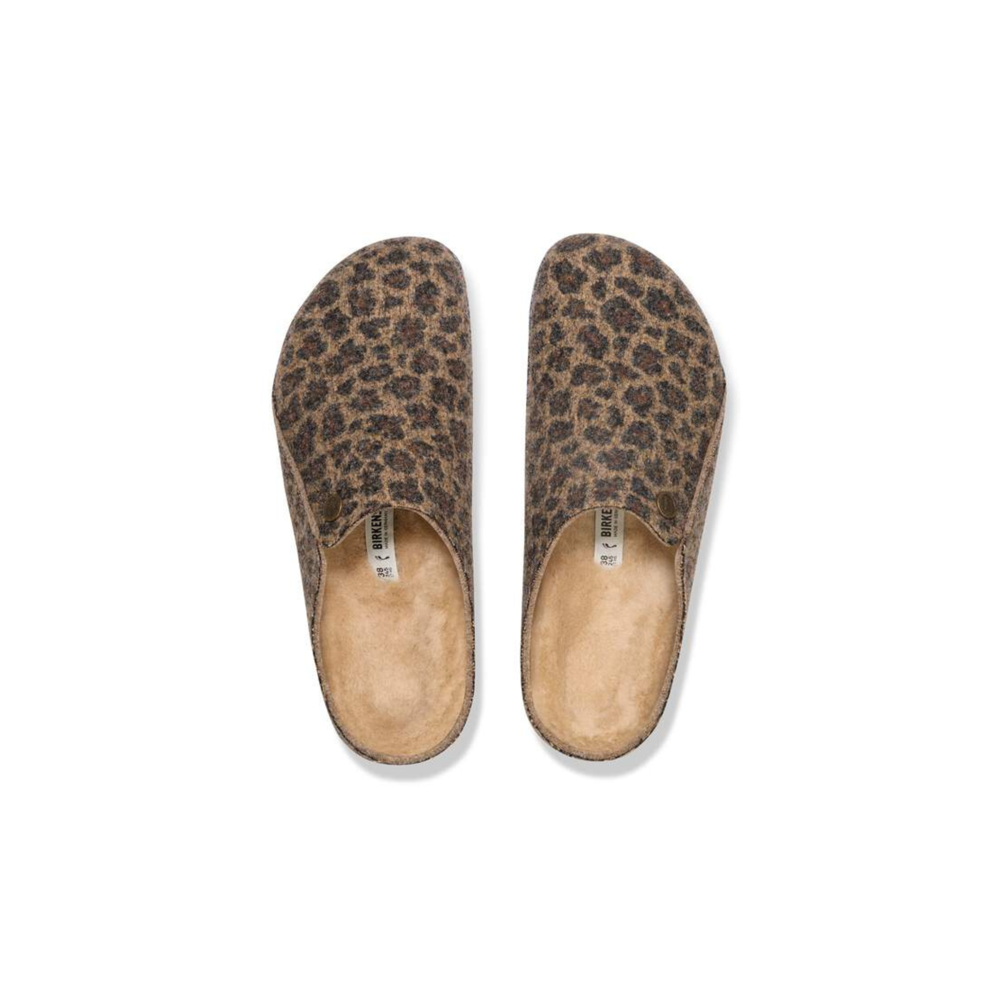 Zermatt Wool Felt Slipper -Leo Toffee