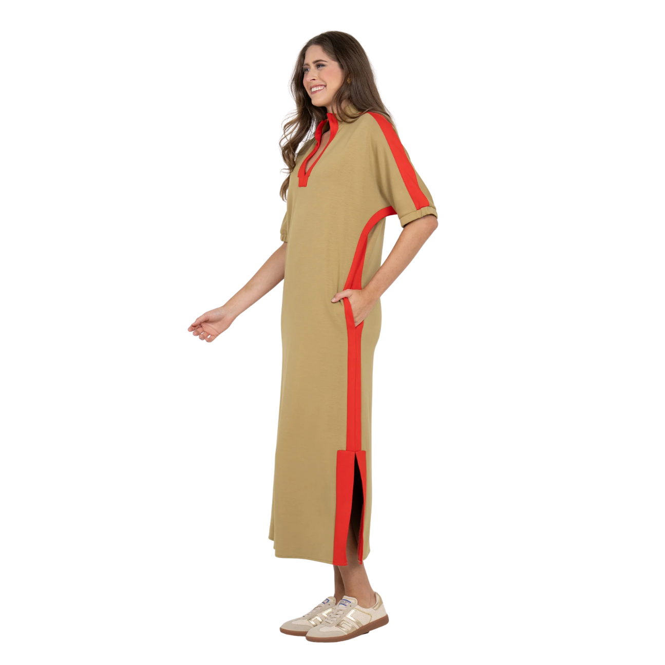 Emily McCarthy Poppy Maxi Dress -Cherry Spice