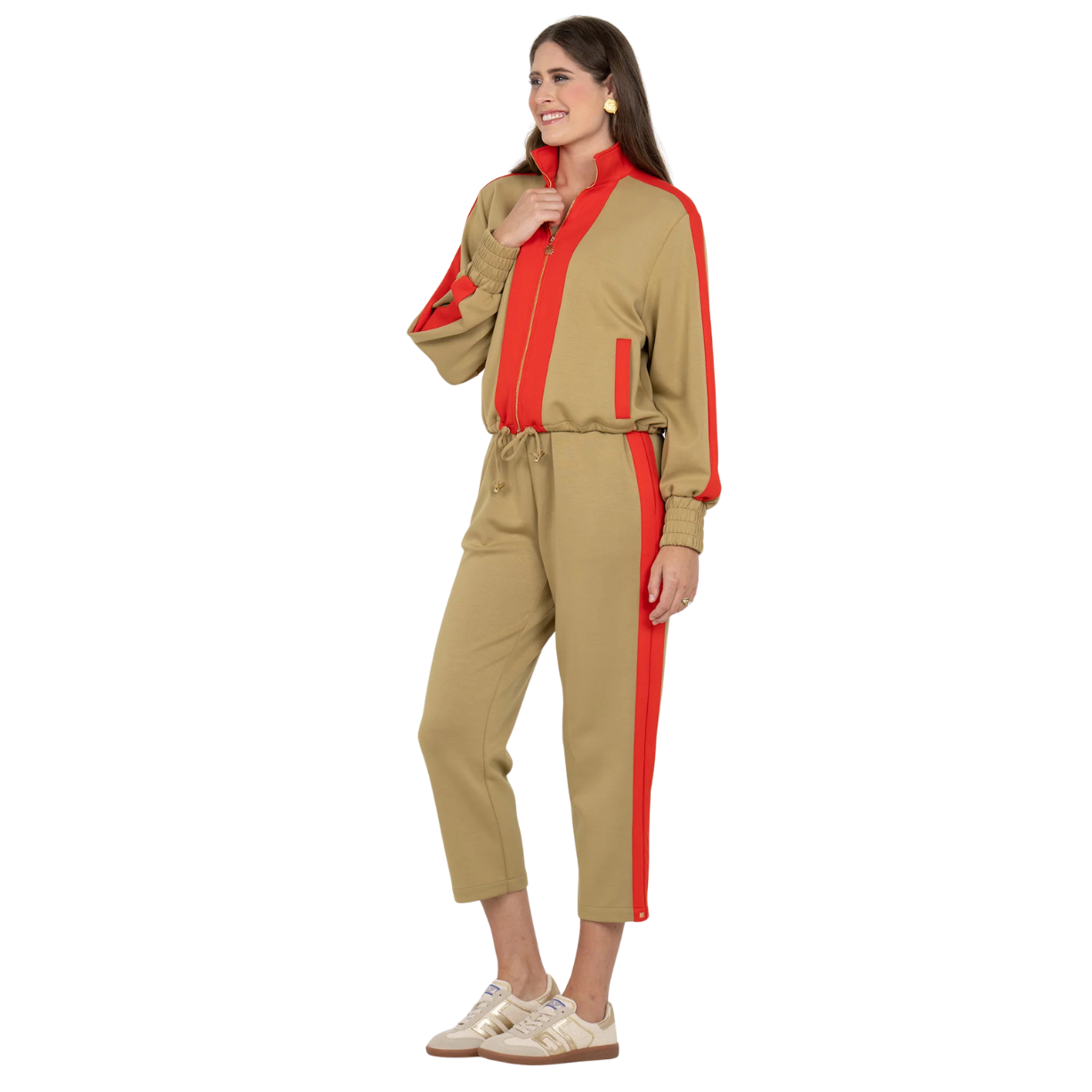 Emily McCarthy Bailey Bomber Jacket -Cherry Spice