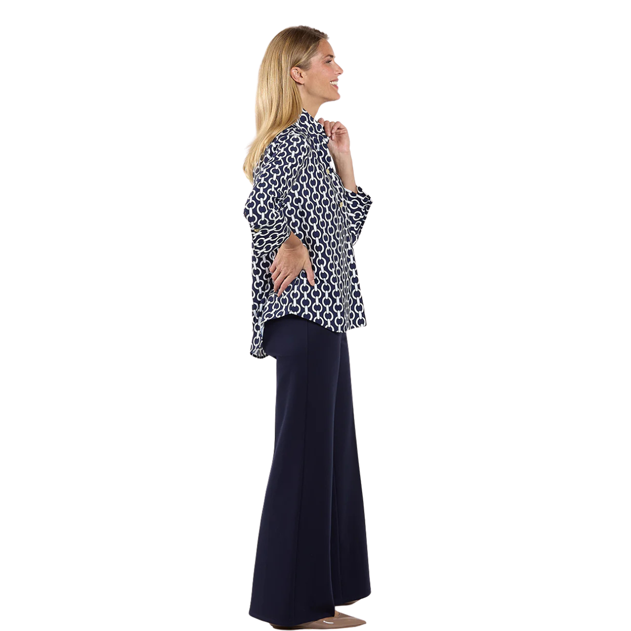 Jude Connally Top -Belinda Chains Navy