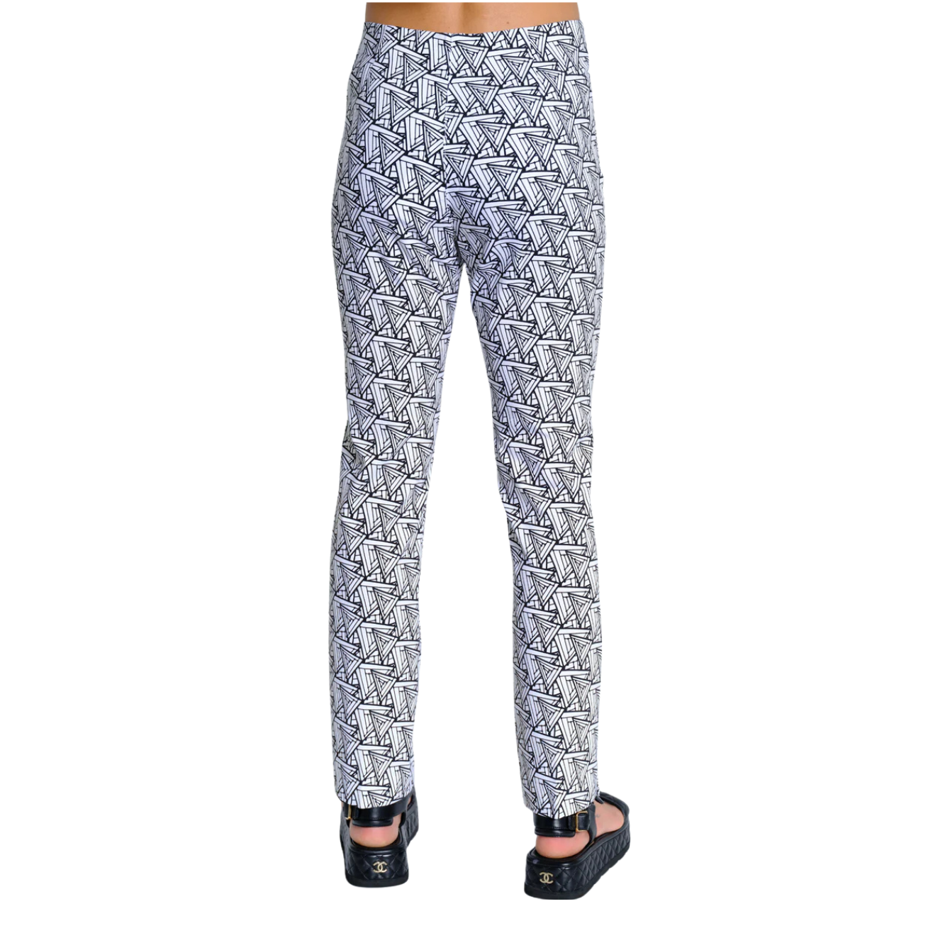 Lior Paris Sammy Black/White Geometric Print Pant