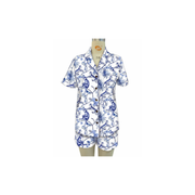 Moon Ryder Blue Jungle Short Sleeve Lounge Set