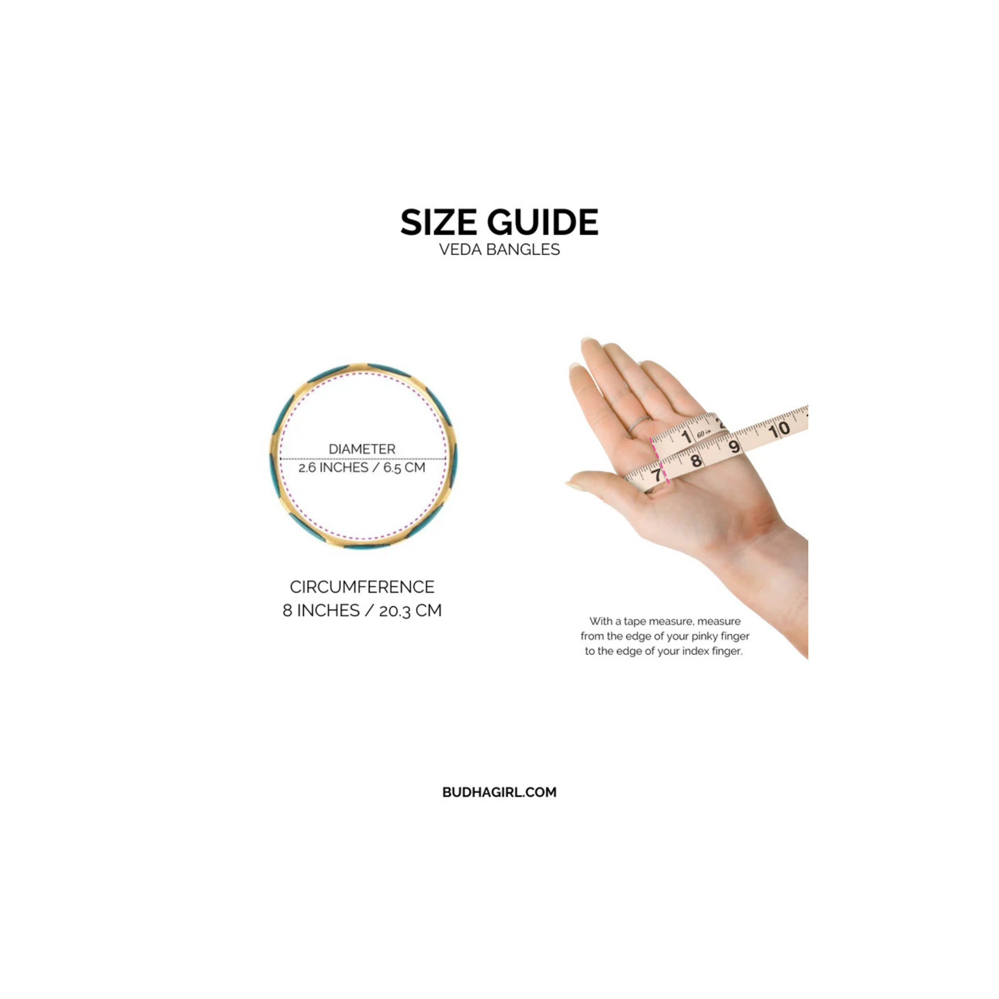 BuDhaGirl Ice Rose Veda Bangles (Set of 6)