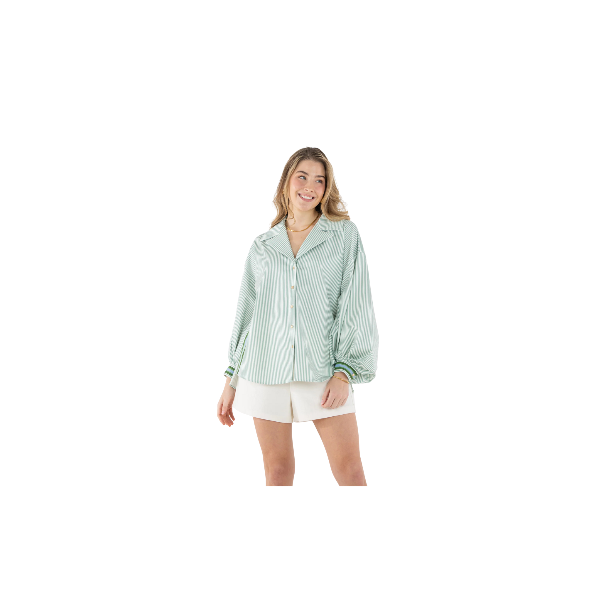 Emily McCarthy Iris Oxford -Feldspar Stripe