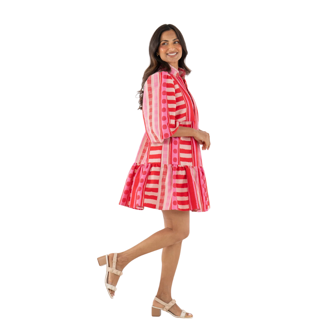 Emily McCarthy Sadie Dress -Peach Jubilee
