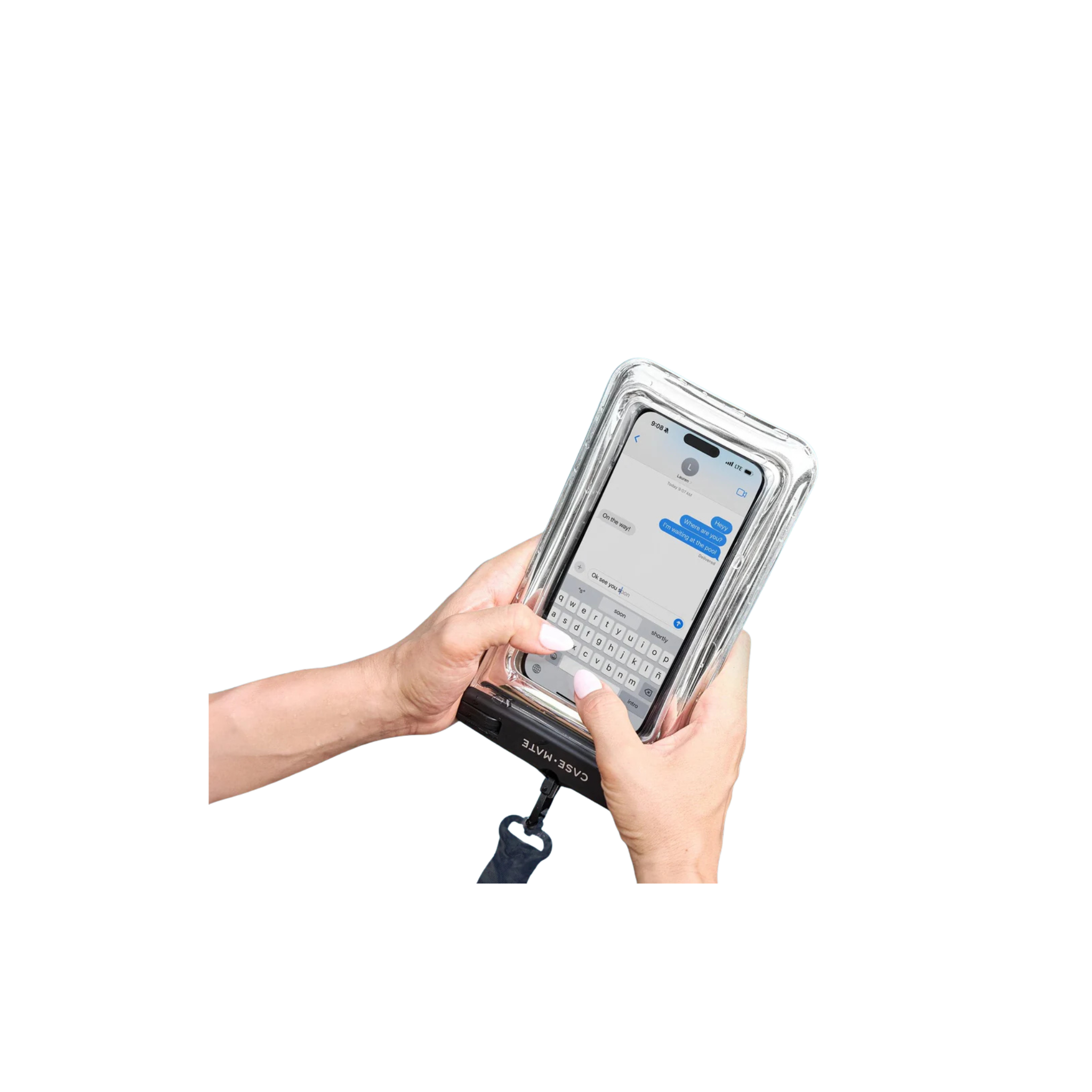 Case Mate Waterproof Floating Pouch -Silver Chrome