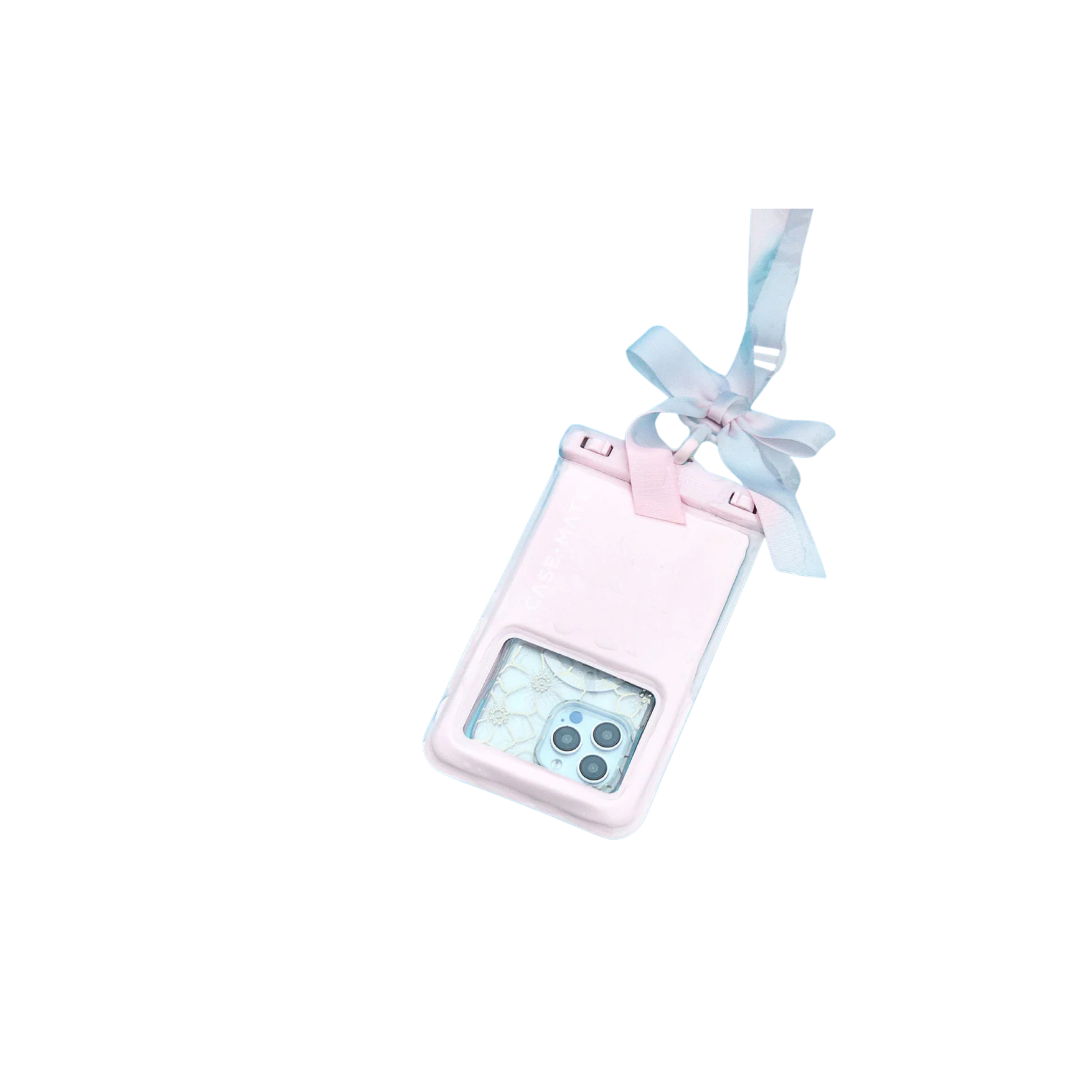 Case Mate Waterproof Floating Pouch -Ballet Pink Bow