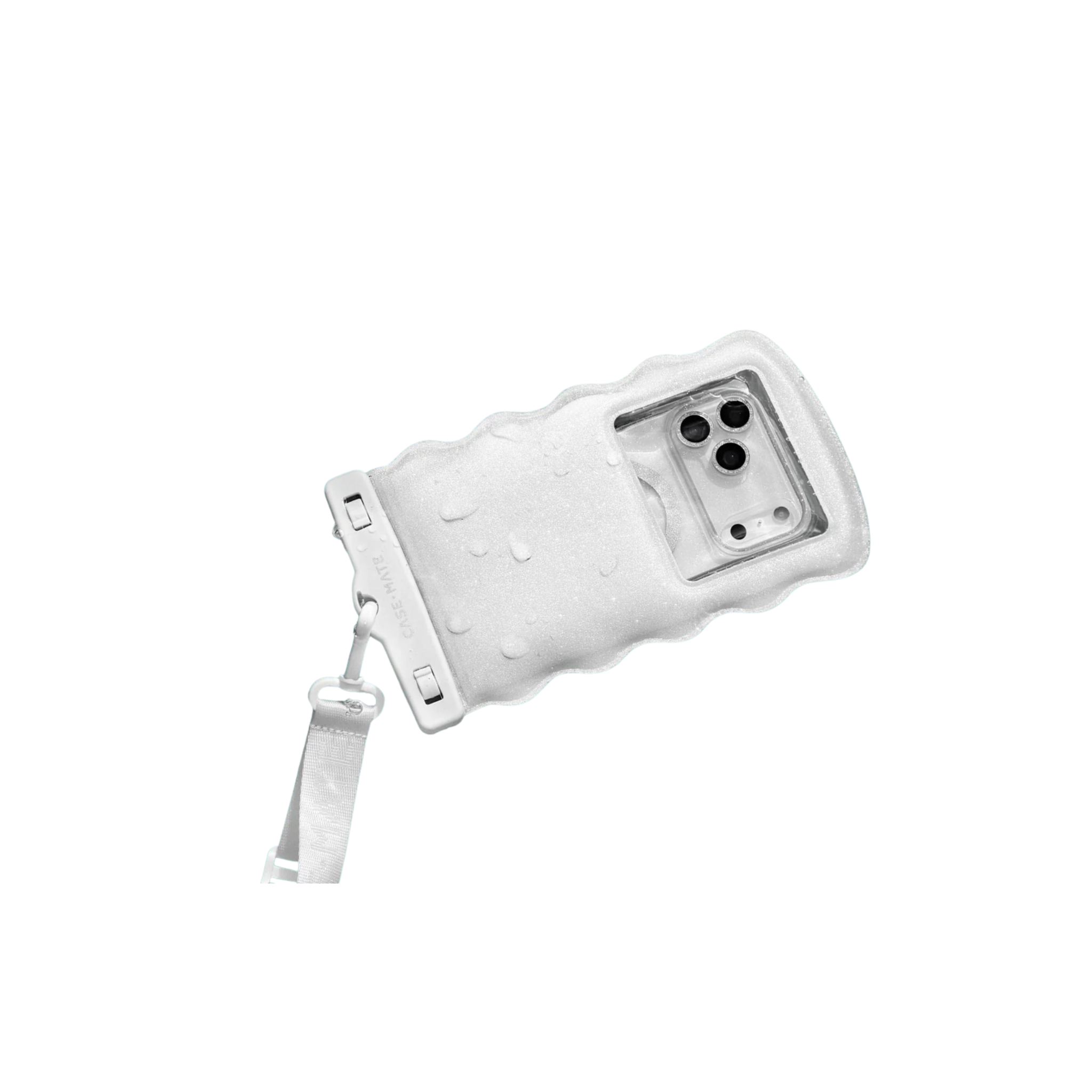 Case Mate Wavy Waterproof Floating Phone Pouch -Ivory Twinkle