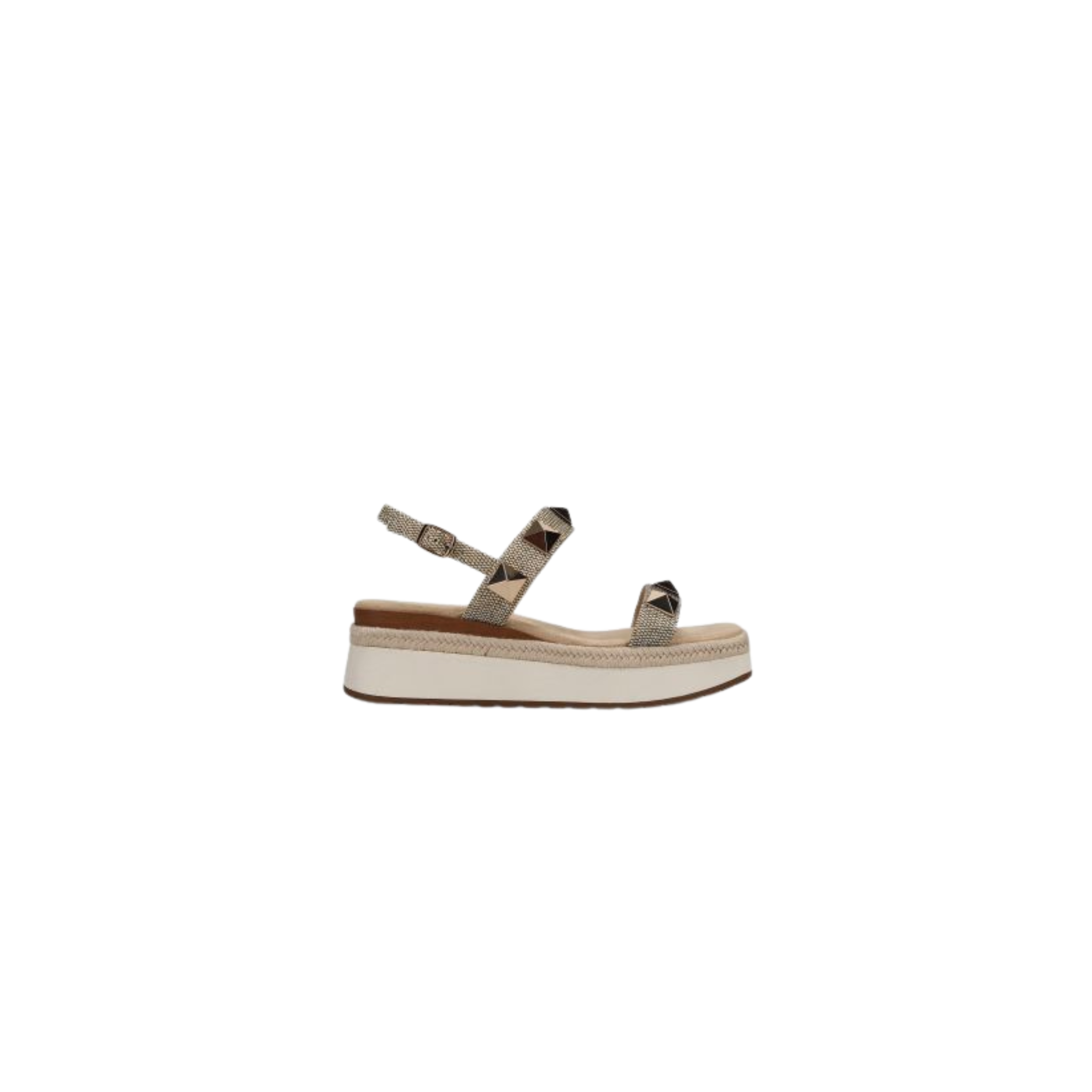 Vaneli Elby Wedge Sandal -Camel Raffia