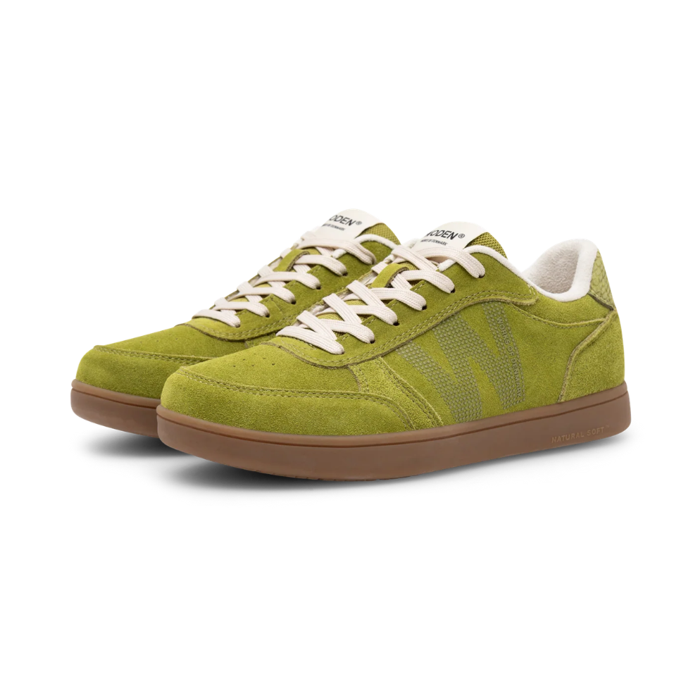 Woden Bjork Suede Sneaker -Bambus Green