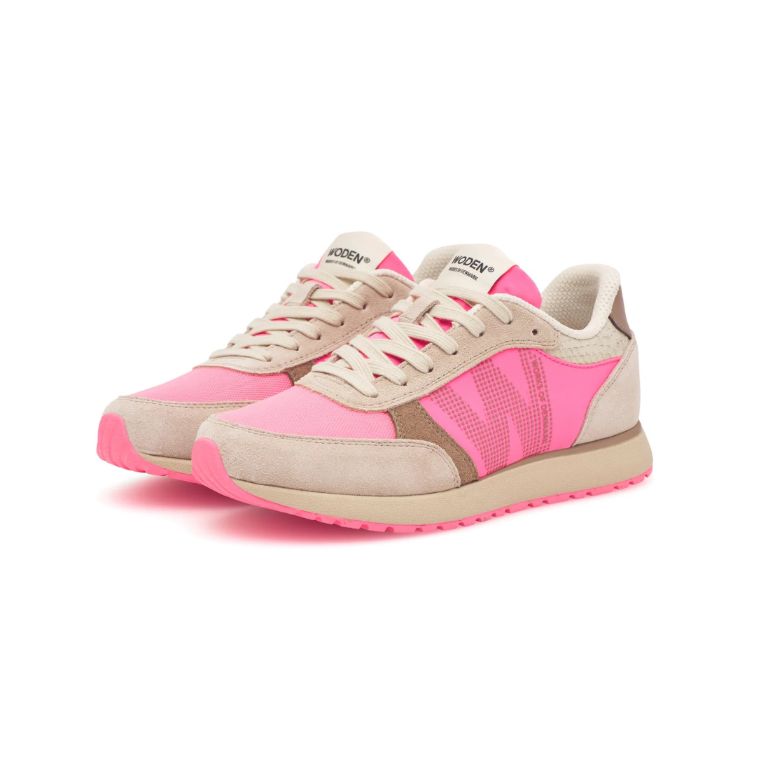 Woden Ronja Tricolor Sneaker -Raspberry Multi