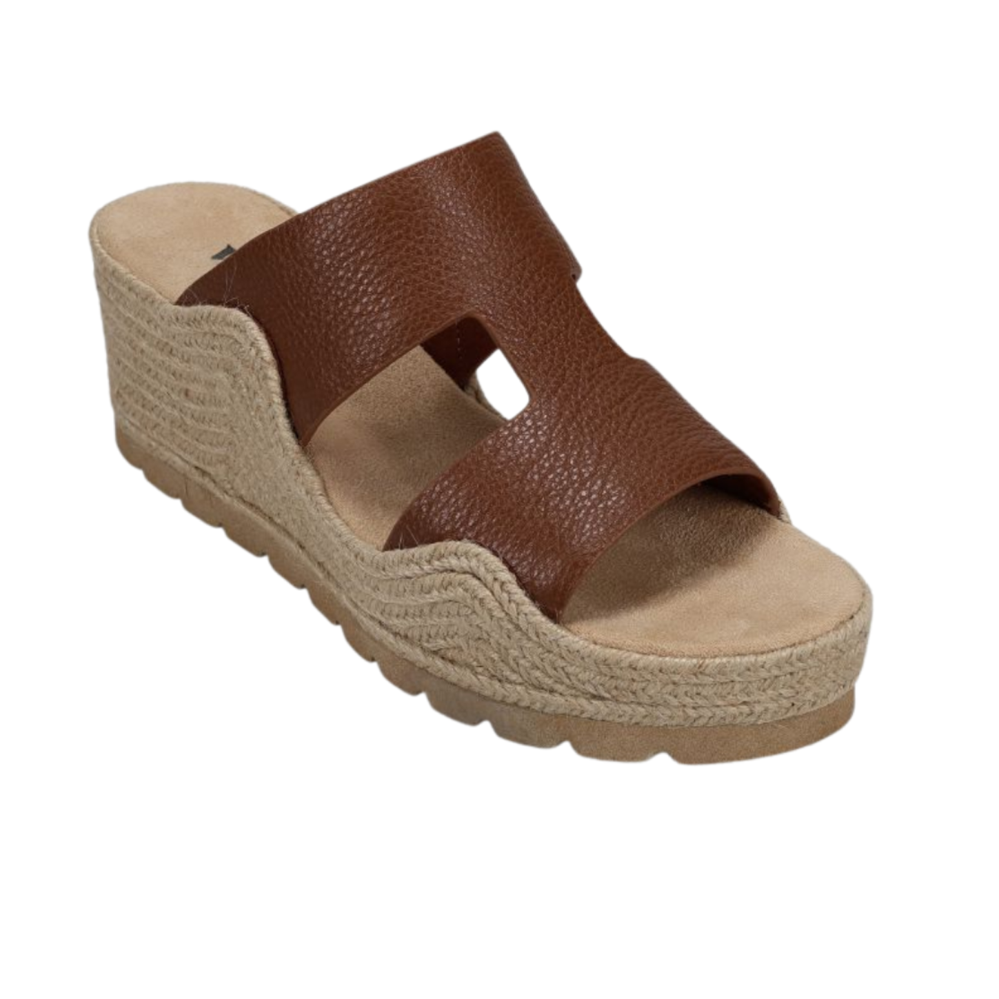Vaneli Cyril Wedge Sandal -Cuoio Milled Calf