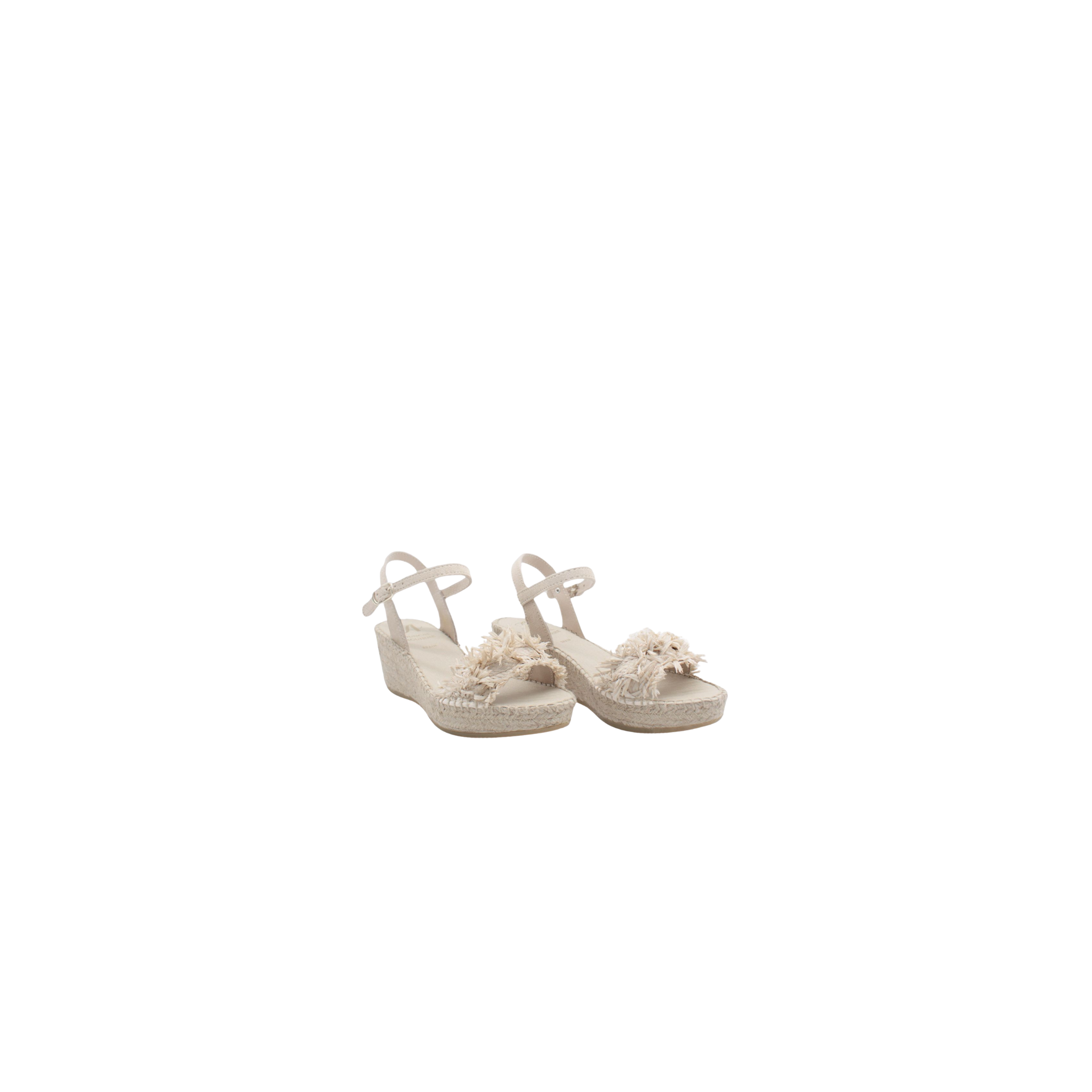 Juncal Aguirre Creta Ecru Sandal -Beige