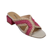 Vaneli Cyndia Sandal -Fushia Beige Combo