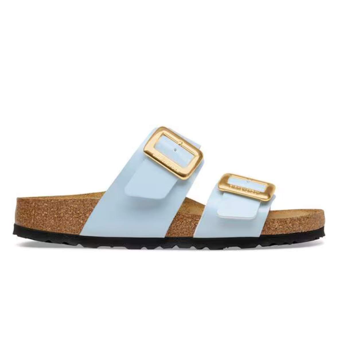Birkenstock Sydney Luxe Buckle -Patent Baby Blue (Wide Width)