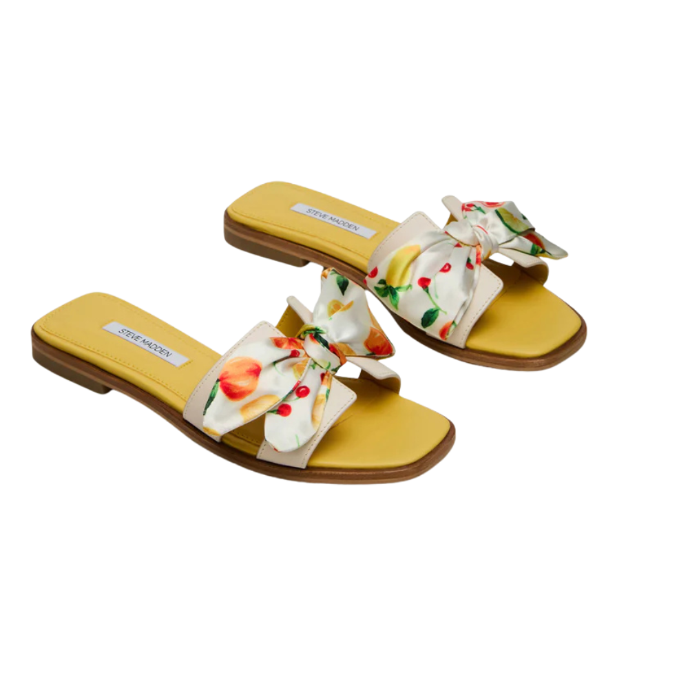 Steve Madden Hadyn Sandal Citrus Multi Scarf