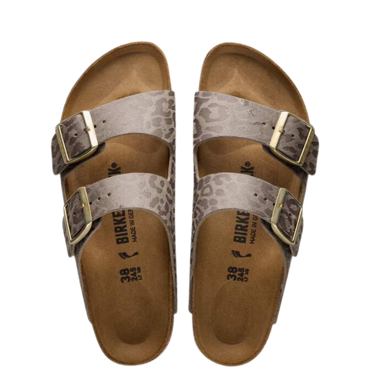 Birkenstock Arizona SYN Leo Grey Taupe (Narrow Width)