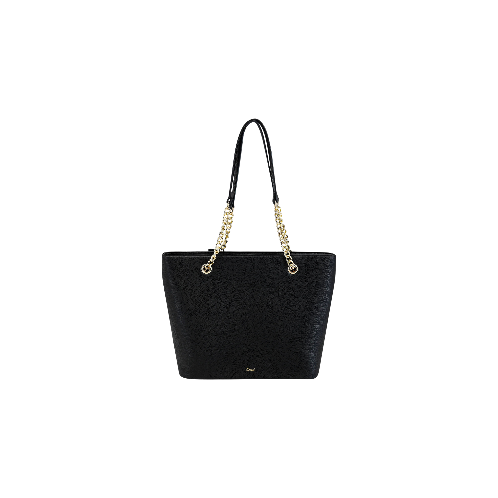 Aubrey Bow Vegan Tote Bag -Black