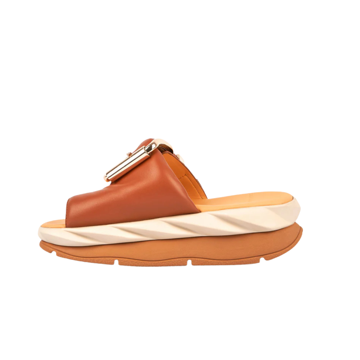 4CCCCEES Mellow Glow Platform Sandal -Brown