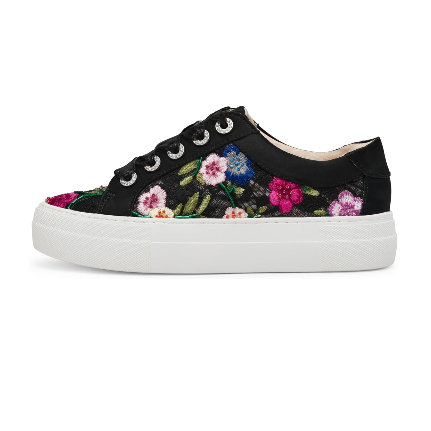 Betsey Johnson Jayla Sneaker Black Multi Floral