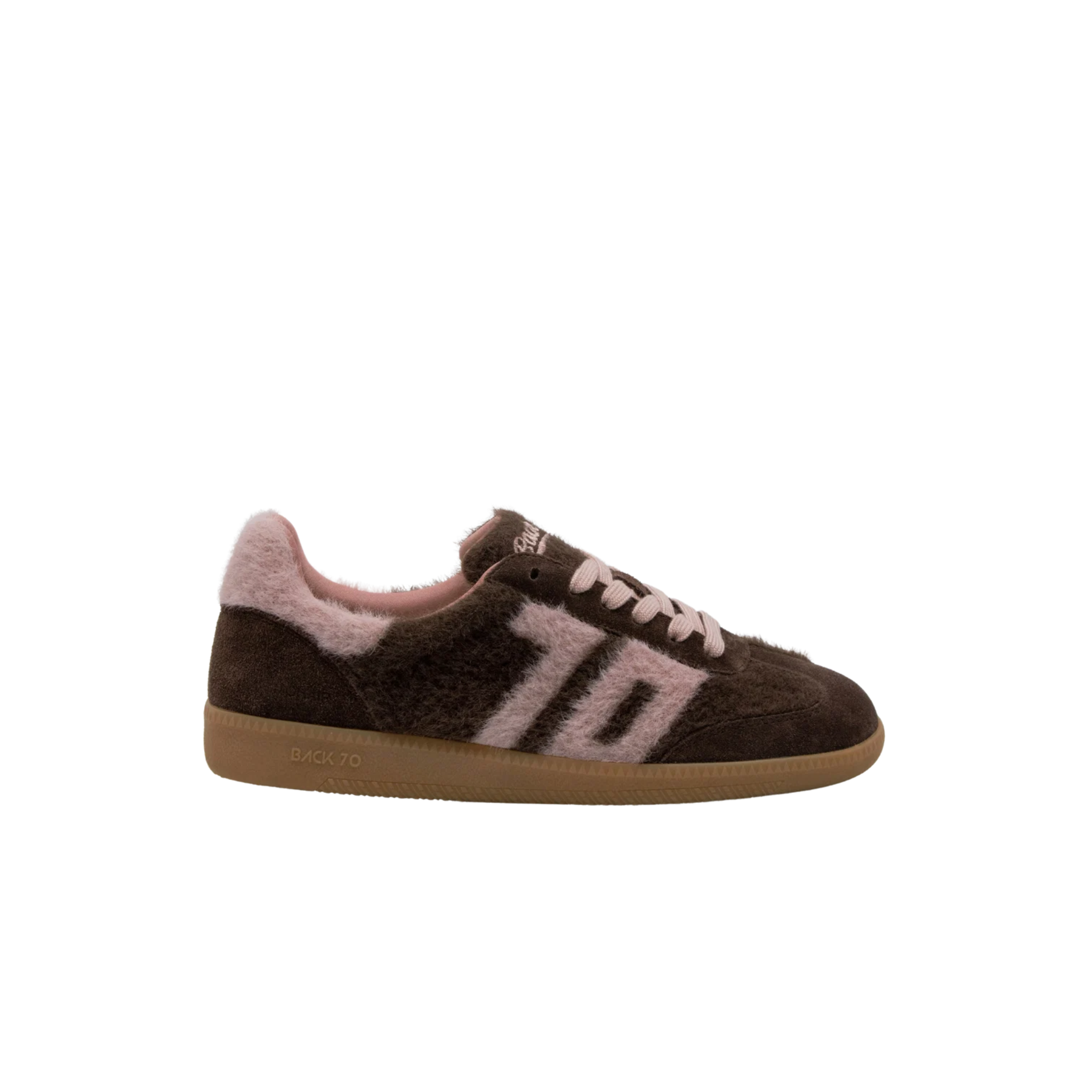 Back 70 Mohair Sneaker-Coffee Pink