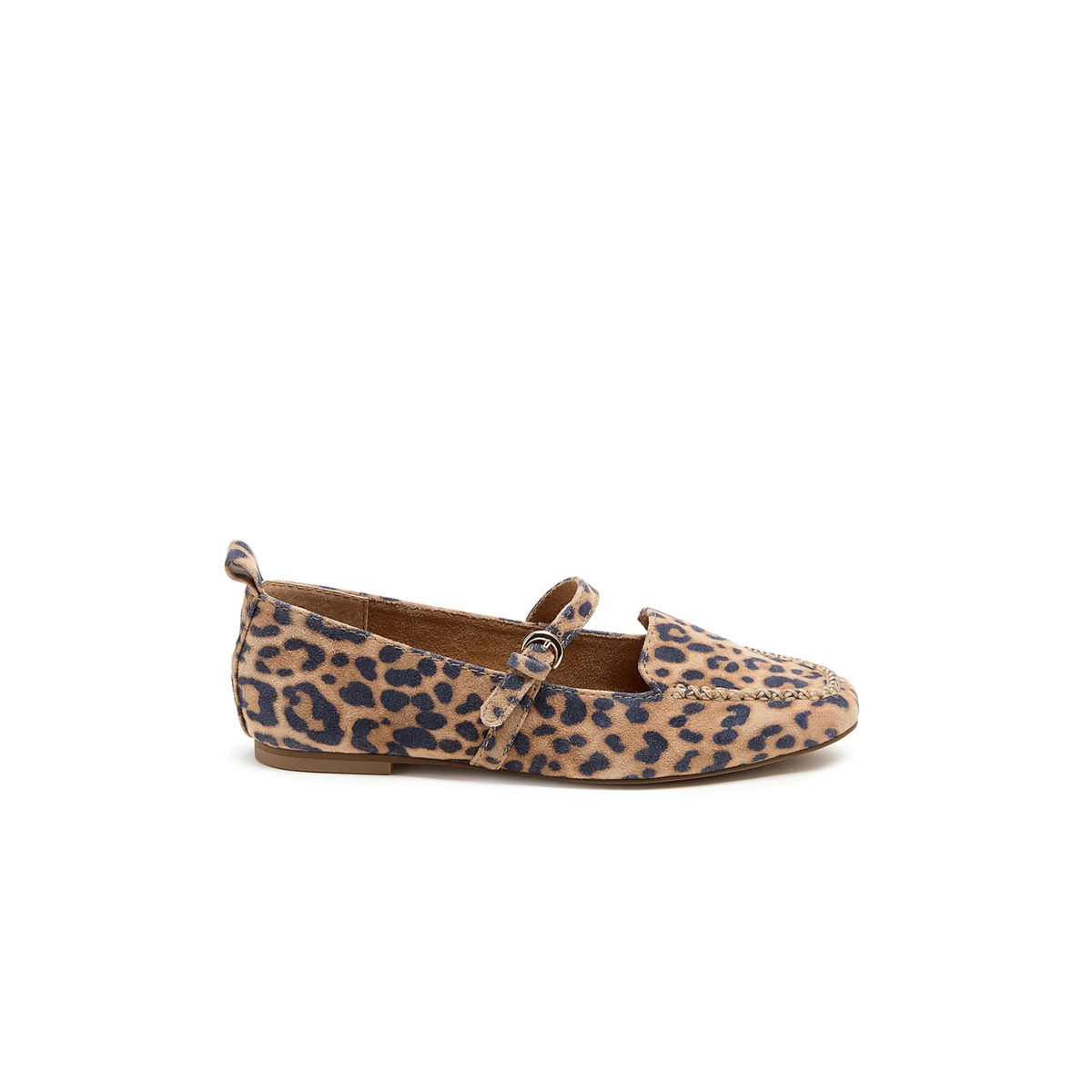 Kelsi Dagger Ferry Mary Jane Flat-Leopard Print