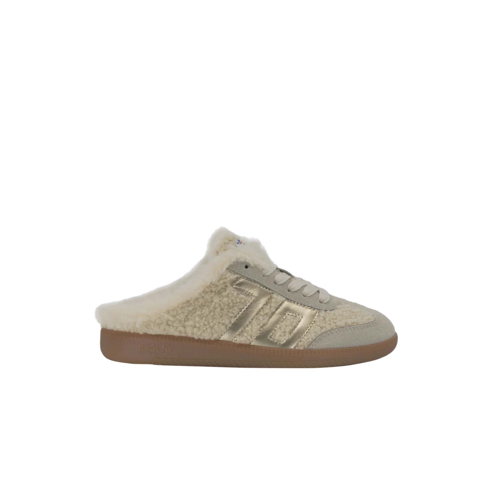 Back 70 Easter FL Backless Sneaker -Butter Gold
