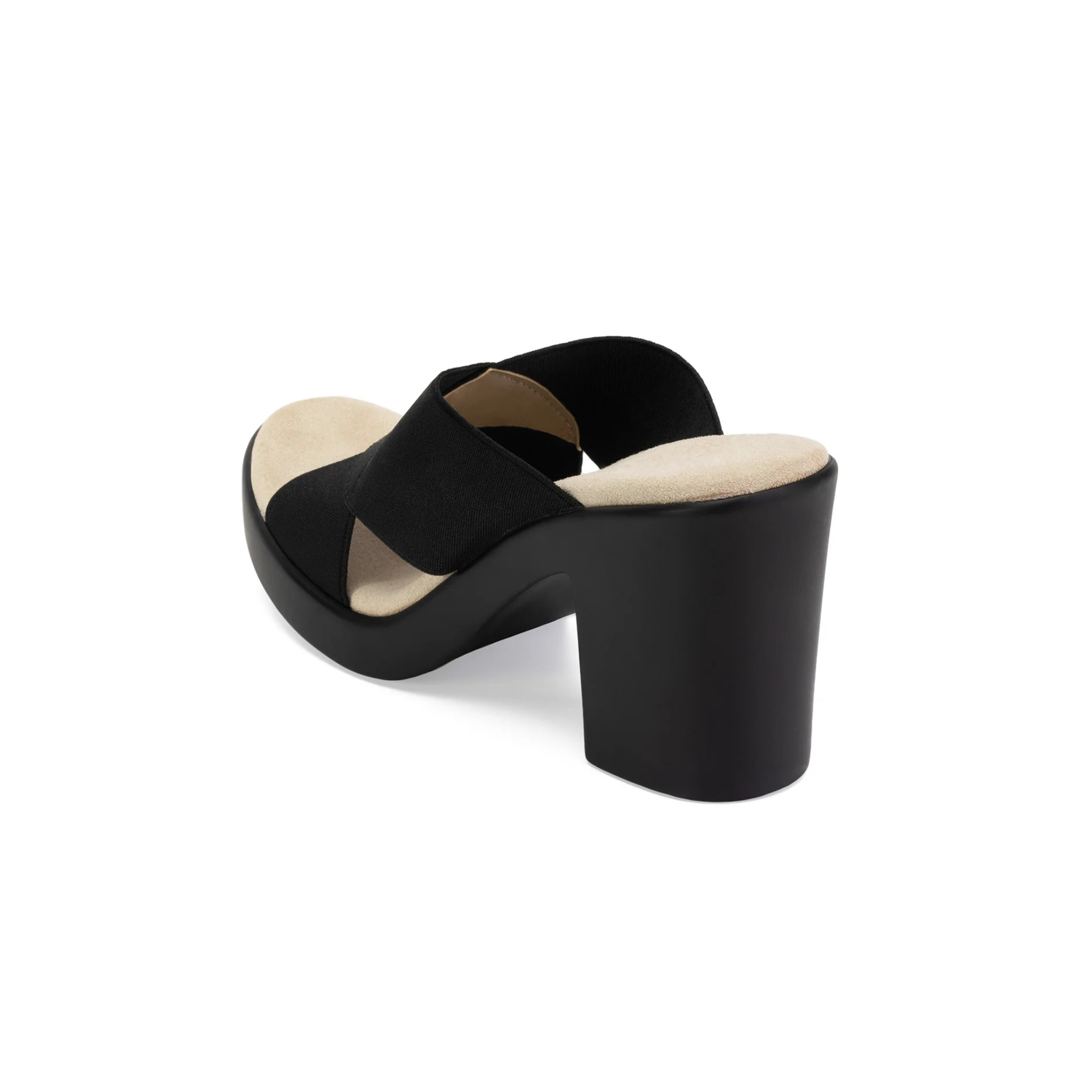 Charleston Shoe Co. Gwen Platform Heel -Black