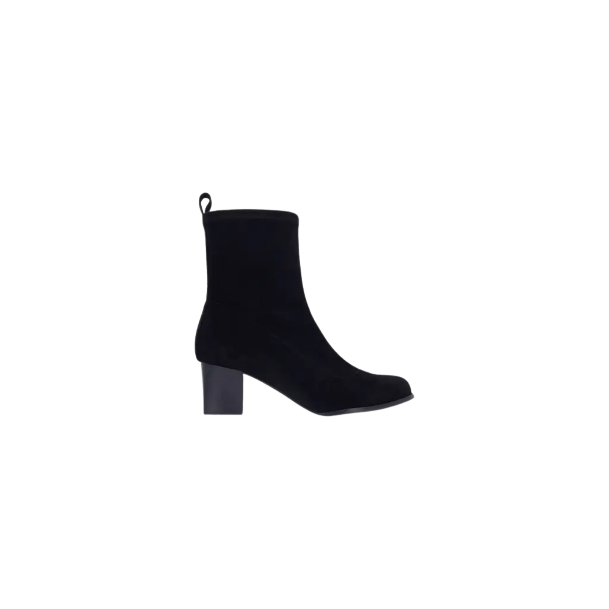 L'Amour Des Pieds Picarus Booties -Black Suede Leather