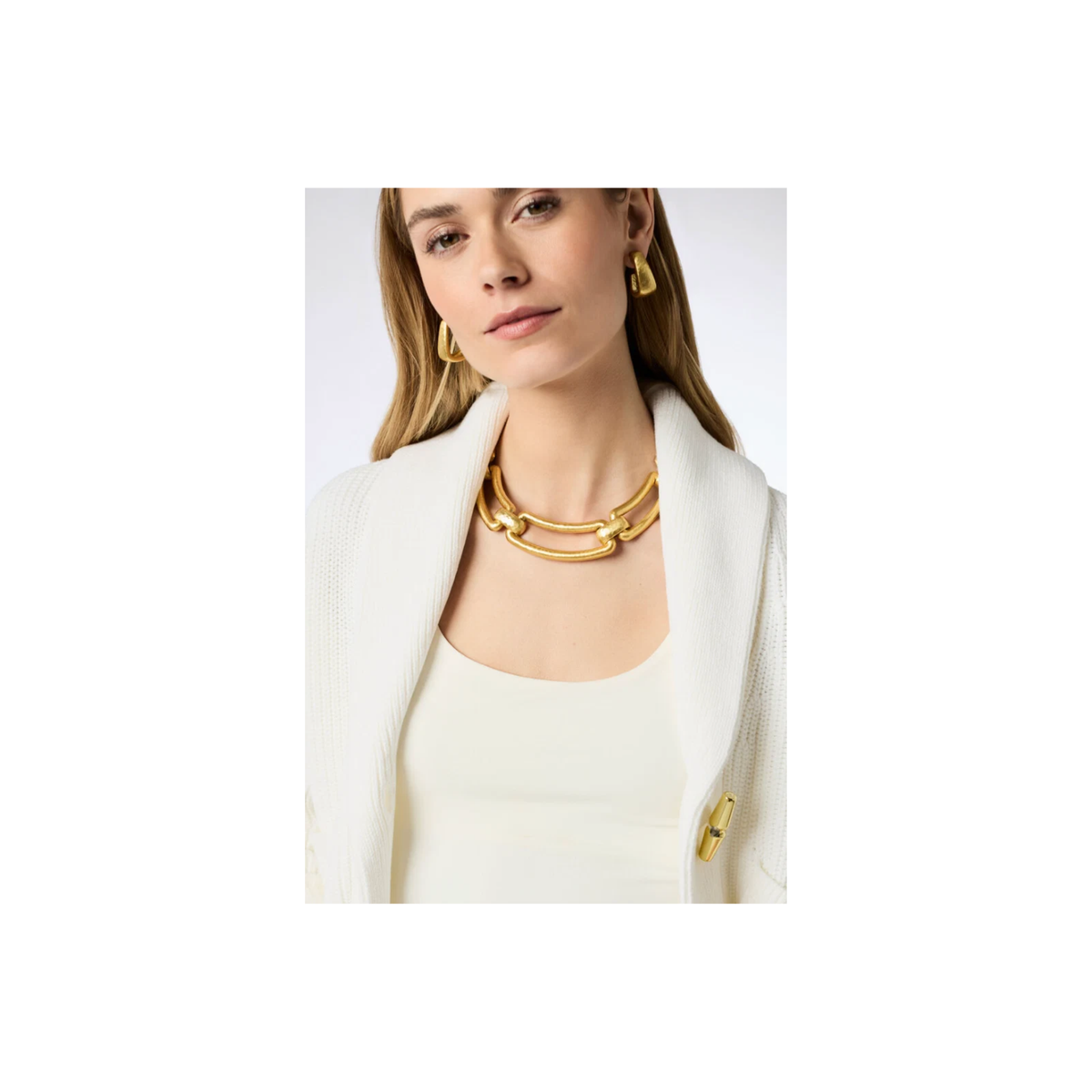 Julie Vos Sahara Collar Necklace-Gold