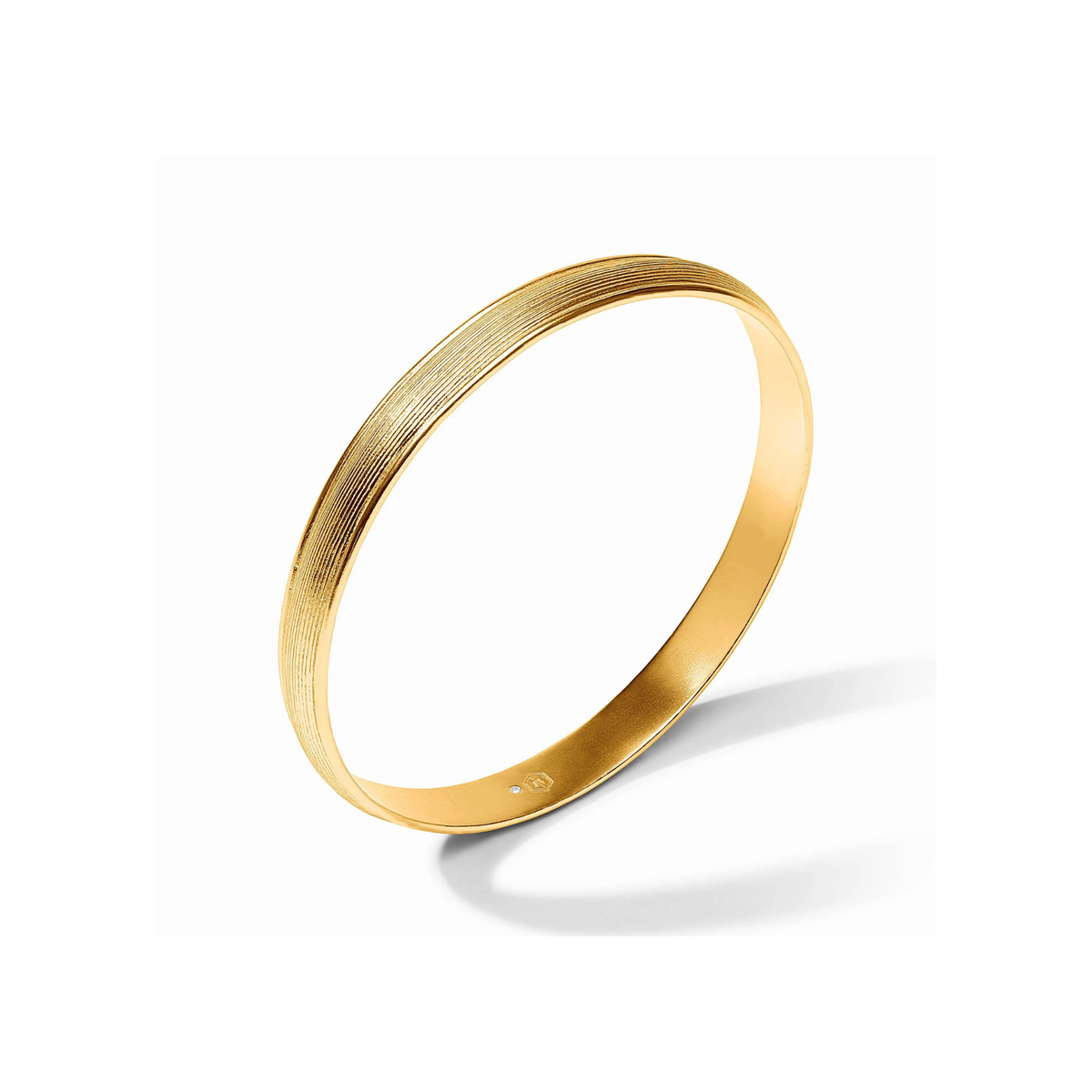 Julie Vos Cobblestone Stacking Bangle-Gold (M)