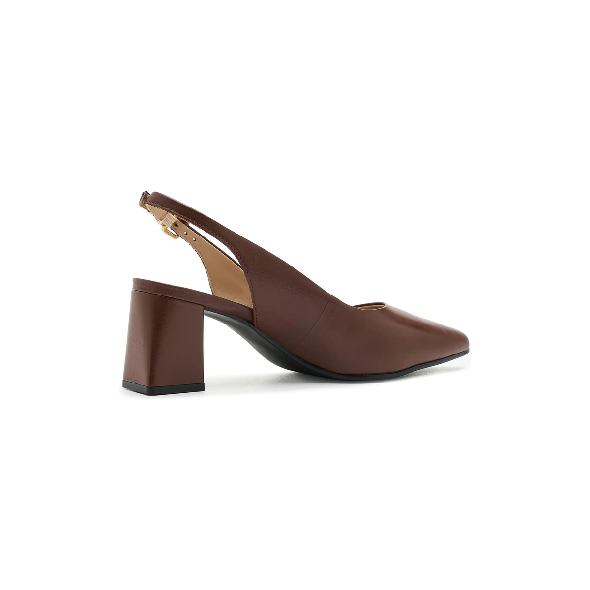 David Tate Brazilia Slingback Dress Shoe-Brown Leather