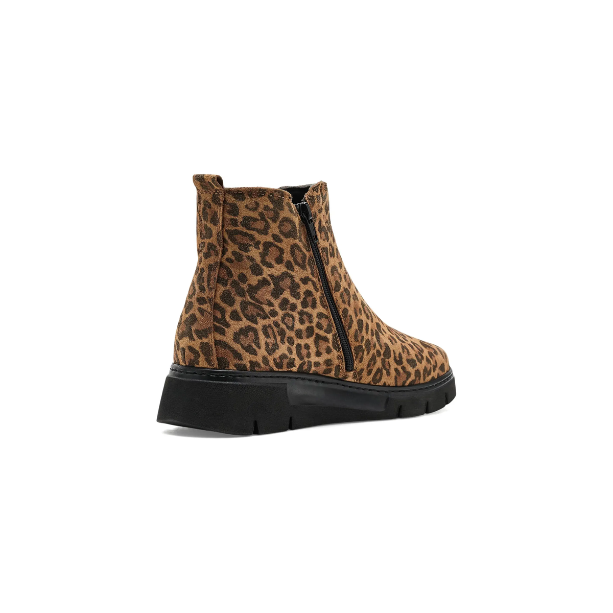 David Tate Promo Bootie-Leopard Suede