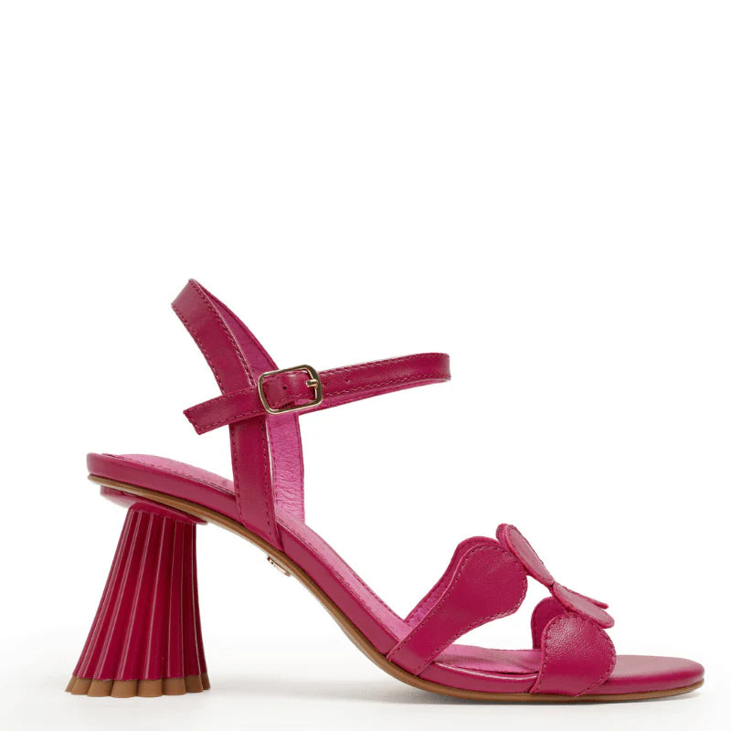 Cecelia NY Peter  Heel Sandal -Fuschia
