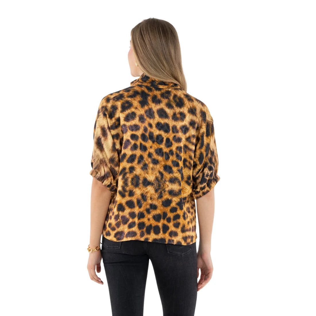 Emily McCarthy Poppy Top -Leopard
