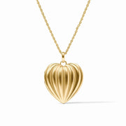 Puffy Heart Locket Necklace